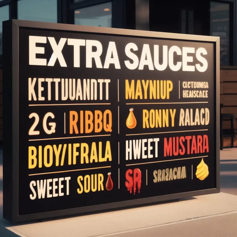 McDonald’s Extra Sauces Menu in Australia [May 2024]