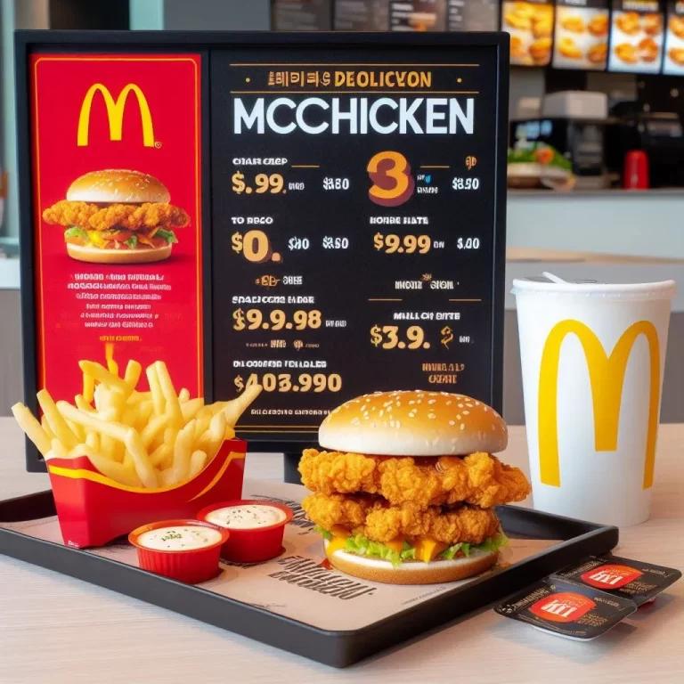 McChicken Meal Menu Prices in Singapore [May 2024]