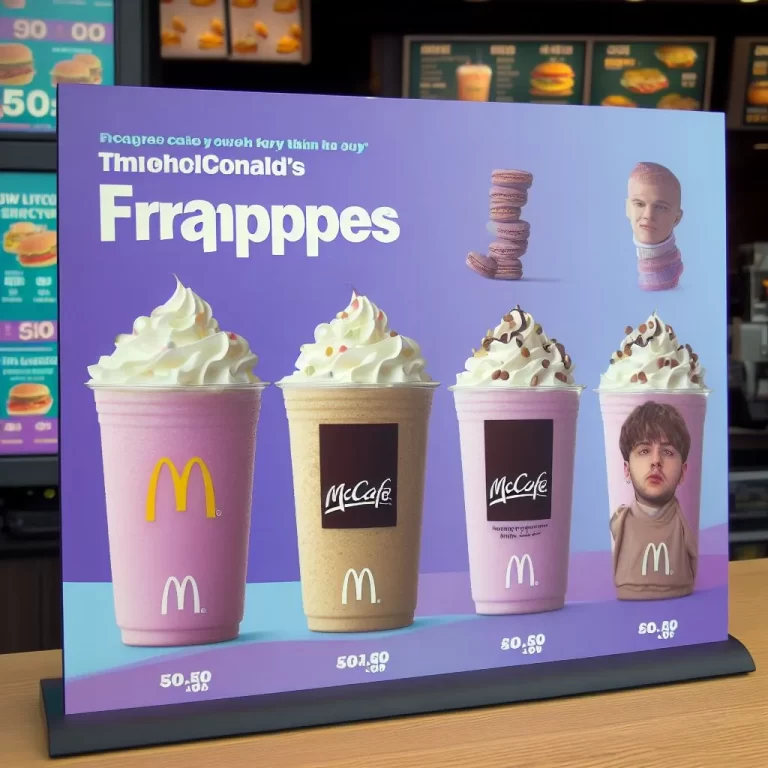 Mcdonalds Frappes Menu Prices In UK [2024 Updated]