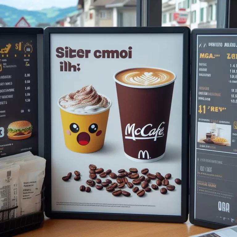 McDonalds Coffee Menu Price In Switzerland (May 2024)