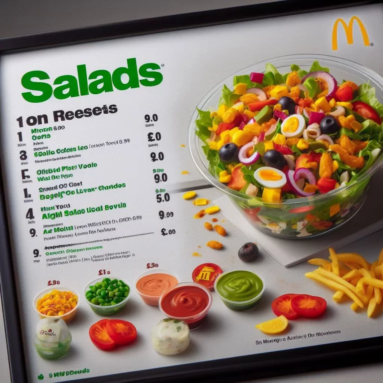 McDonald’s Salads Menu Prices in Ireland [2024]
