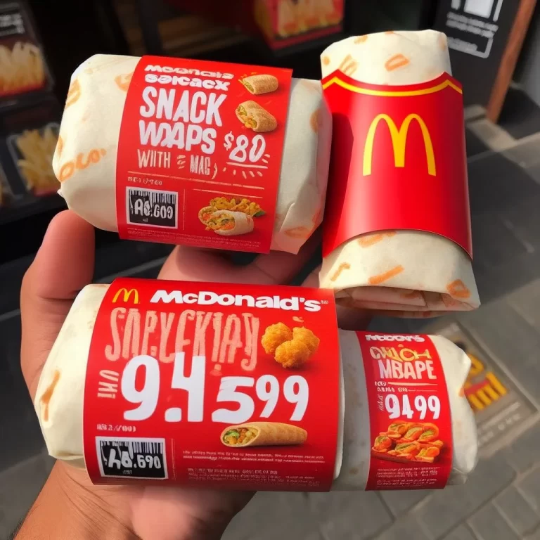McDonald’s Snack Wraps Price In South Africa (May 2024)