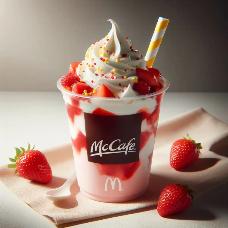McDonald’s Strawberry Sundae Price & Calories At MCD Menu